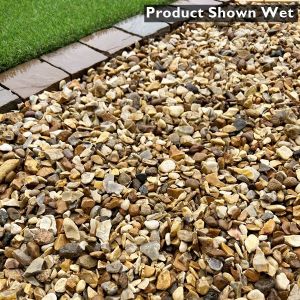 20mm Golden Gravel Shown Wet