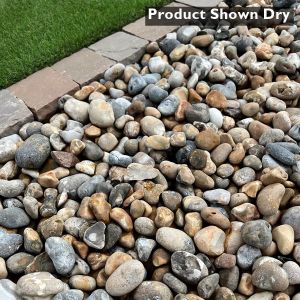 40mm Lydd Beach Pebbles Shown Dry