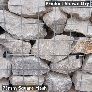 York Gabion Stone Shown Dry