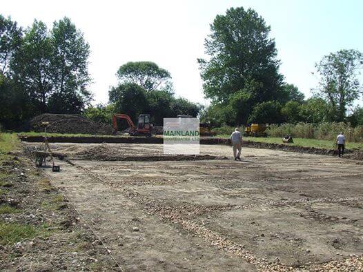 Riding arena excavation example